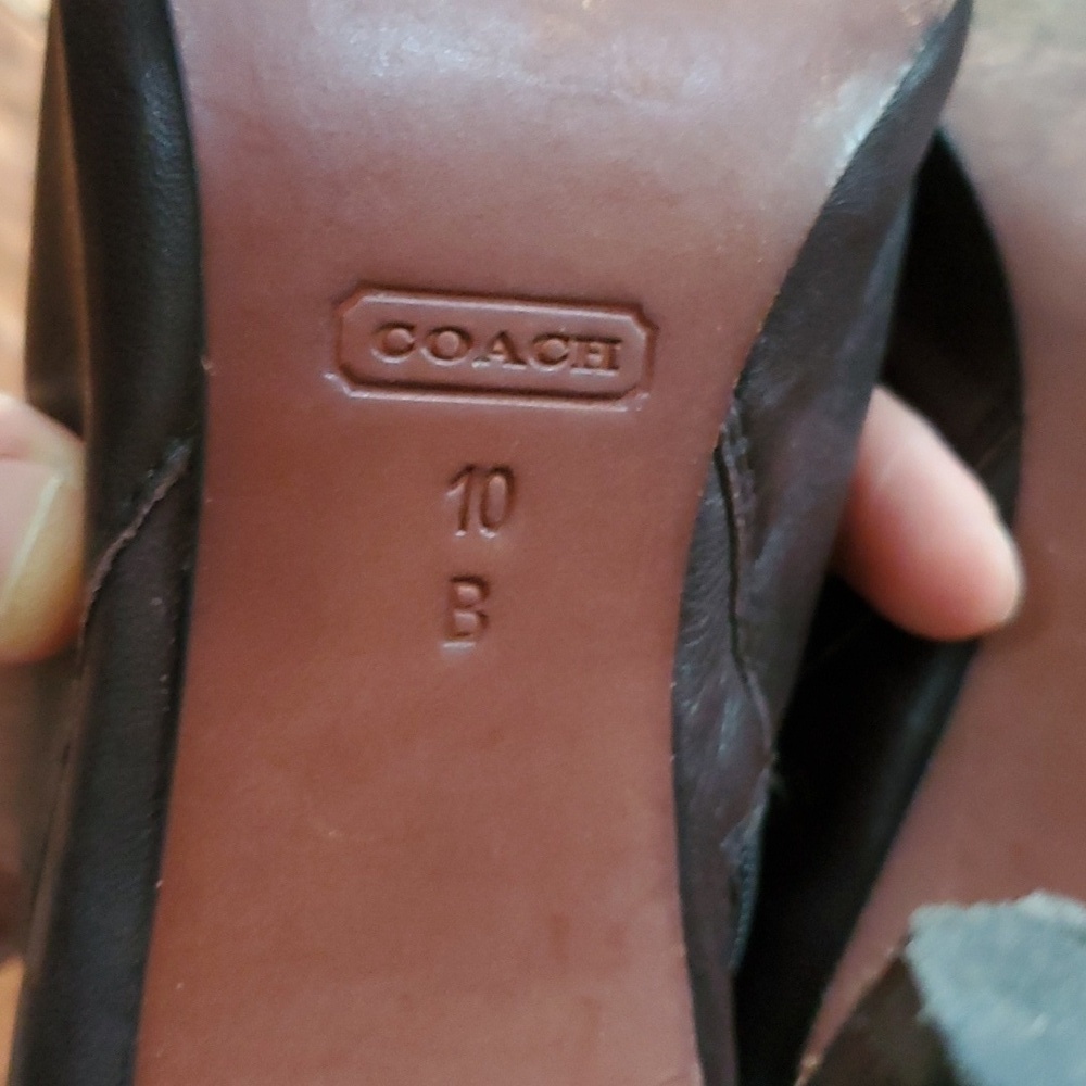 Coach Ugene high heel brown bootie - Picture 6 of 10